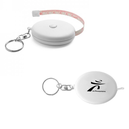 PORTE CLEF METRE RUBAN